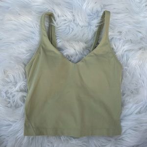 LULULEMON dew green align tank top